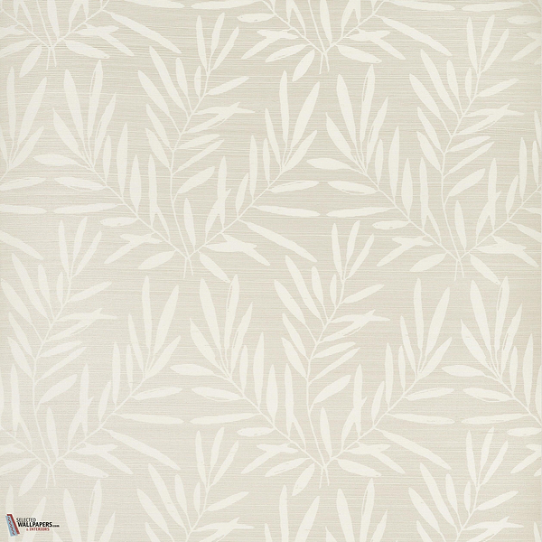 Summer leaves behang-Thibaut-Beige-Rol-Selected Wallpapers-Interiors