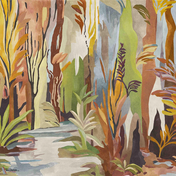 Taiga wallpaper-Masureel-Jungle-Paneel-260 cm-Selected Wallpapers-Interiors