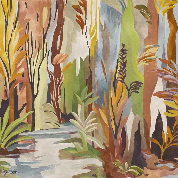 Taiga wallpaper-Masureel-Jungle-Paneel-260 cm-Selected Wallpapers-Interiors