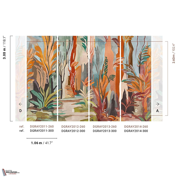 Taiga wallpaper-Masureel-Selected Wallpapers-Interiors