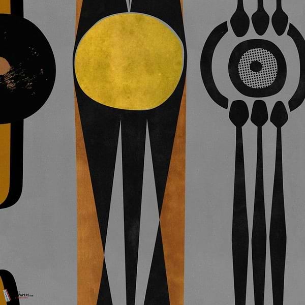 Take Five behang-Mind the Gap-Grey-Rol-Selected Wallpapers-Interiors