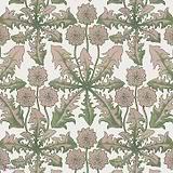 Taraxa stof-House of Hackney-Verde-Meter (M1)-Selected Wallpapers-Interiors