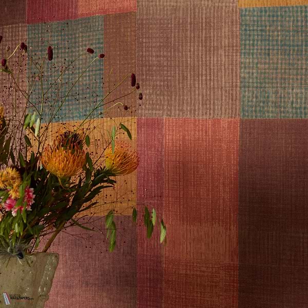 Tartan behang-Tissage Mahieu-Selected Wallpapers-Interiors