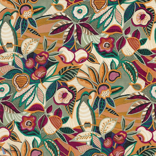 Tehuana-Casamance-wallpaper-behang-Tapete-wallpaper-Multico-Rol-Selected Wallpapers