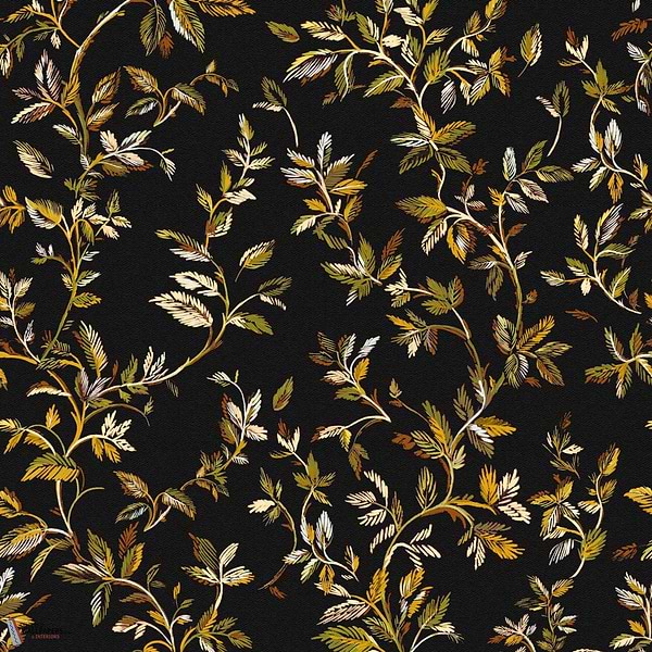 Tenango behang-Coordonne-Carbón-Rol-Selected Wallpapers-Interiors