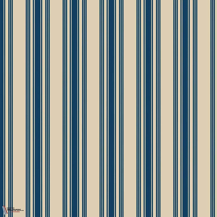 Tented Stripe-Behang-Tapete-Farrow & Ball-Extra Blue-Rol-ST1372-Selected Wallpapers
