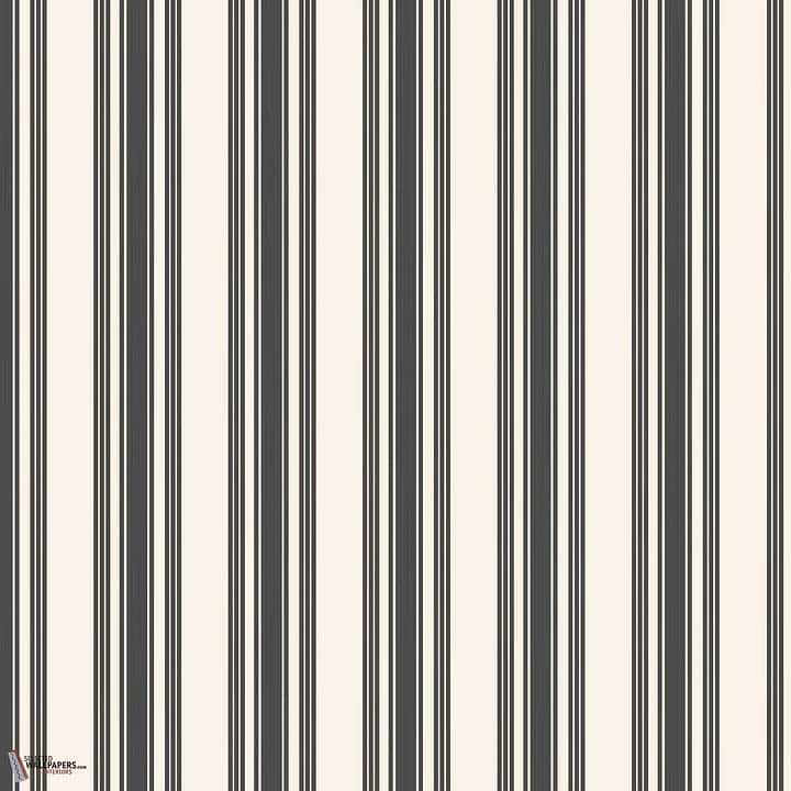 Tented Stripe-Behang-Tapete-Farrow & Ball-Off Black-Rol-ST1388-Selected Wallpapers