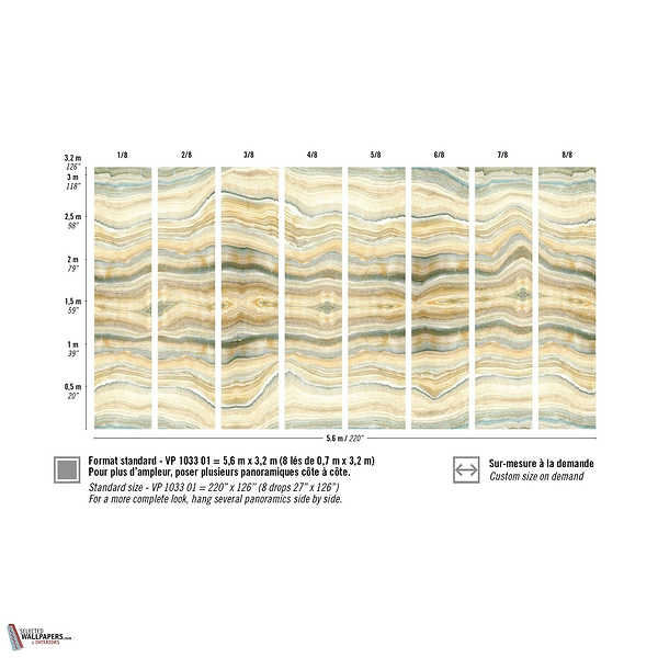 Terres emmelees behang-Elitis-Selected Wallpapers-Interiors