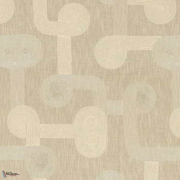 Tête à Tête stof-Casamance-Beige-Meter (M1)-Selected Wallpapers-Interiors