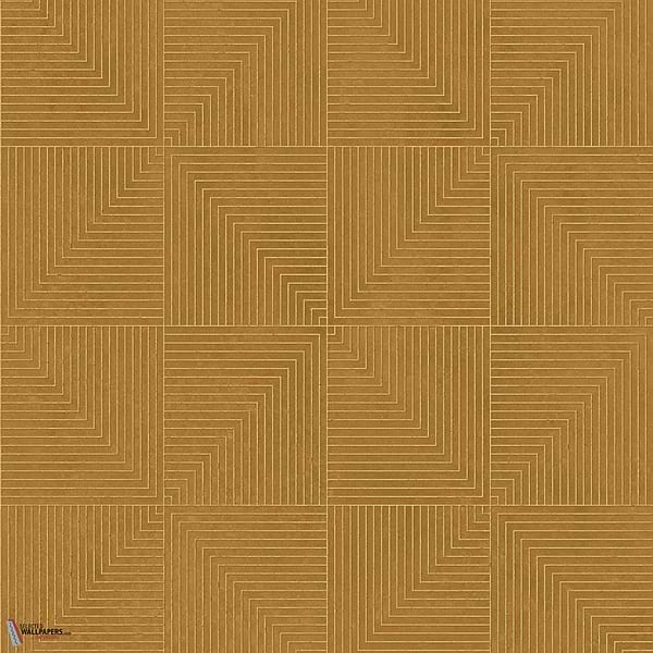 Tetragonal wallpaper-Coordonne-Curry-Non Woven-Selected-Wallpapers-Interiors