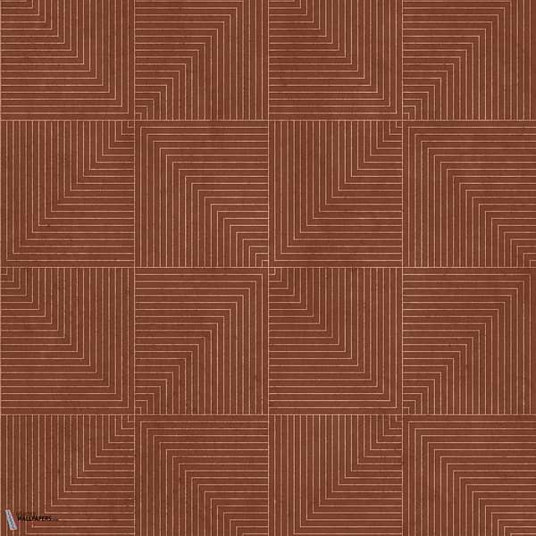 Tetragonal wallpaper-Coordonne-Caly-Non Woven-Selected-Wallpapers-Interiors