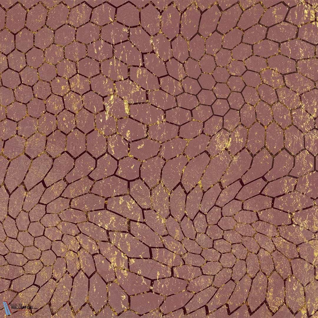The Aubergine and Gold behang-behang-Daisy James-Original-Vinyl-M2-Selected Wallpapers &amp; Interiors