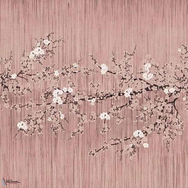 The Bliss behang-Daisy James-Red-Vinyl-M2-Selected Wallpapers-Interiors