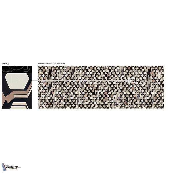 The Buzz behang-behang-Daisy James-Selected Wallpapers & Interiors