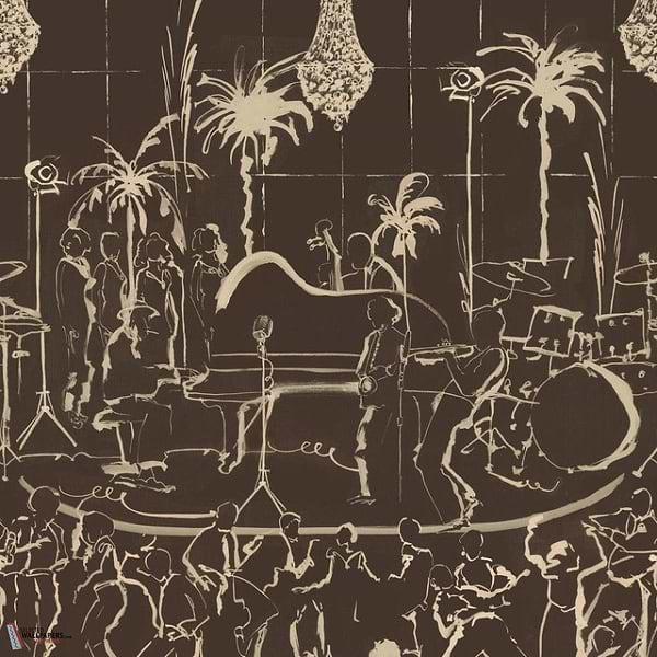 The Club behang-Mind the Gap-Brunette-Rol-Selected Wallpapers-Interiors