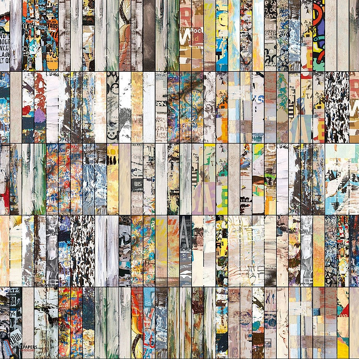 The Cover behang-behang-Daisy James-Original-Vinyl-M2-Selected Wallpapers &amp; Interiors