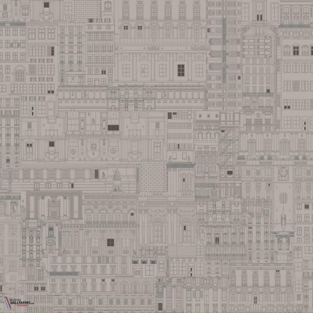 The Grid behang-Daisy James-Vinyl-M2-Grey-Selected Wallpapers-Interiors