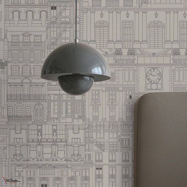 The Grid behang-Daisy James-Selected Wallpapers-Interiors