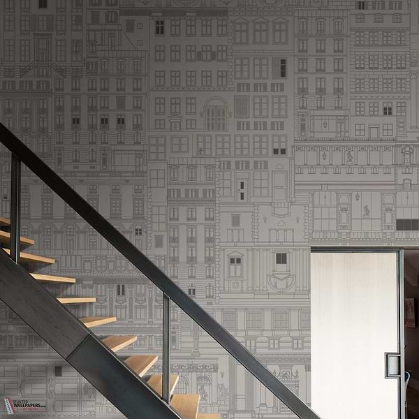 The Grid wallpaper-Daisy James-Selected Wallpapers-Interiors