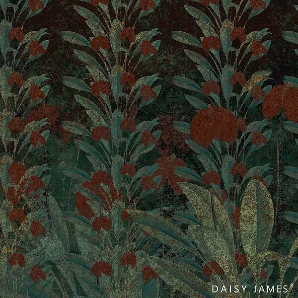 The Jungle behang-behang-Daisy James-Multicolor-Vinyl-M2-Selected Wallpapers & Interiors