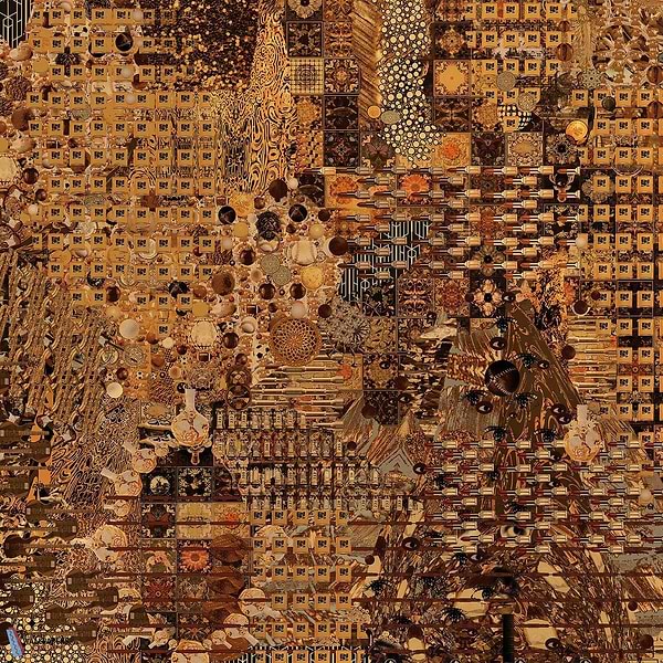 The Medley Copper behang-behang-Daisy James-Original-Vinyl-M2-Selected Wallpapers &amp; Interiors