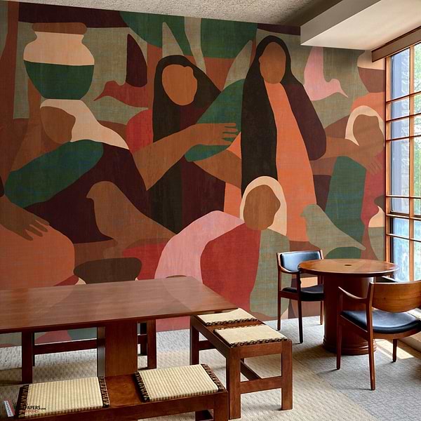 The Nyssa behang-Daisy James-Selected Wallpapers-Interiors