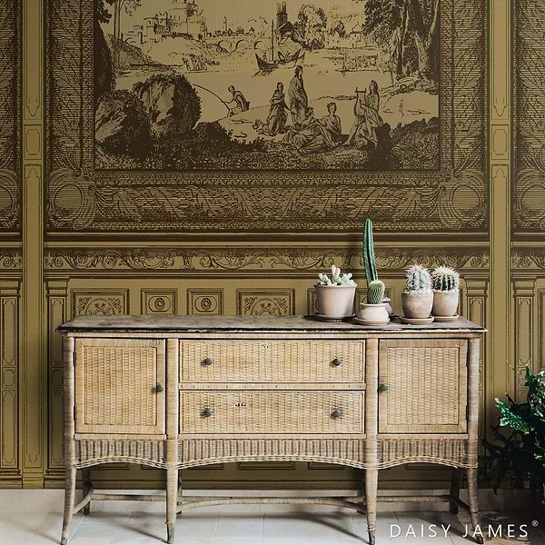 The Panel behang-behang-Daisy James-Selected Wallpapers &amp; Interiors