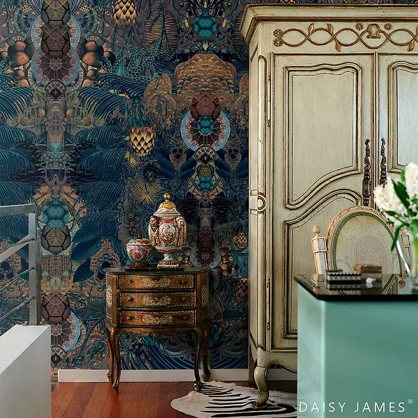 The Poppy behang-Behang-Daisy James-Selected Wallpapers &amp; Interiors