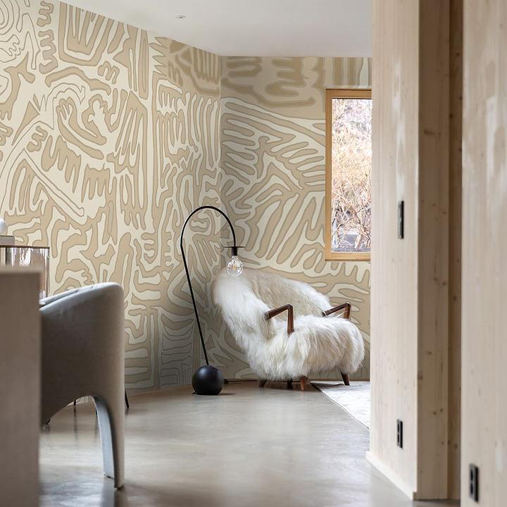 The Roam behang-Behang-Daisy James-Selected Wallpapers &amp; Interiors