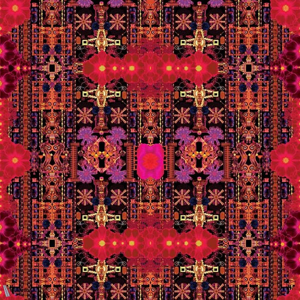 The Scarlet behang-behang-Daisy James-Original-Vinyl-M2-Selected Wallpapers &amp; Interiors