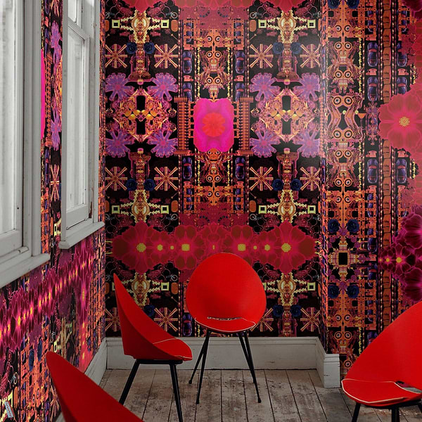 The Scarlet behang-behang-Daisy James-Selected Wallpapers &amp; Interiors
