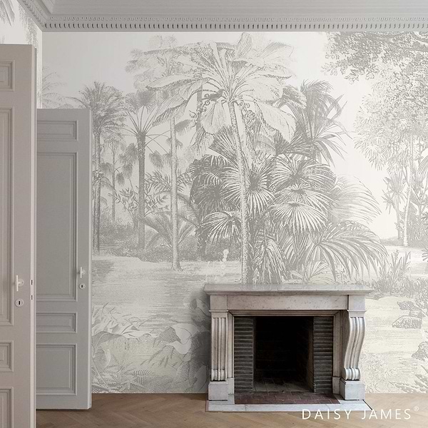 The Shade White behang-behang-Daisy James-Selected Wallpapers & Interiors