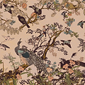 The Waterfront behang-behang-Daisy James-Salmon-Vinyl-M2-Selected Wallpapers & Interiors