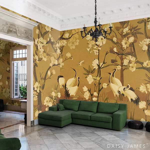 The Yellow Crown-Behang-Tapete-Daisy James-Selected Wallpapers