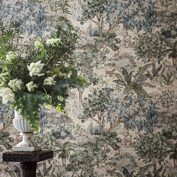 The stumpery behang-Sanderson-Selected Wallpapers-Interiors