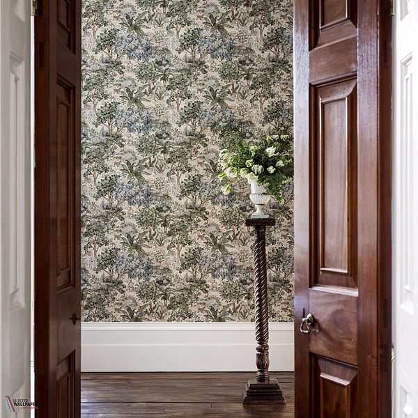 The stumpery behang-Sanderson-Selected Wallpapers-Interiors