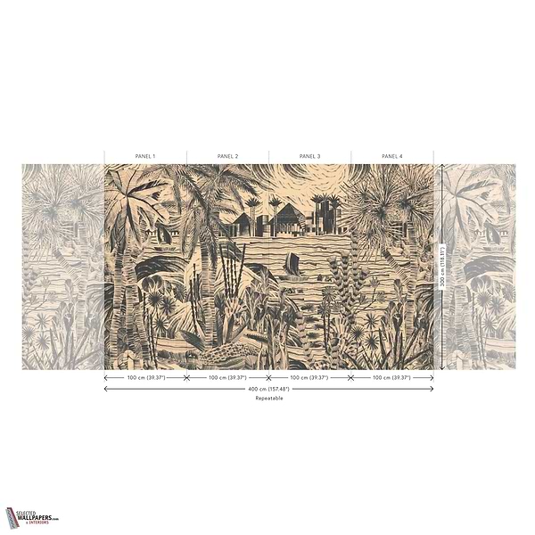 Thebe behang-Arte-Selected Wallpapers-Interiors