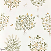 Thyme walk behang-Sanderson-Lichen & Gooseberry-Rol-Selected Wallpapers-Interiors