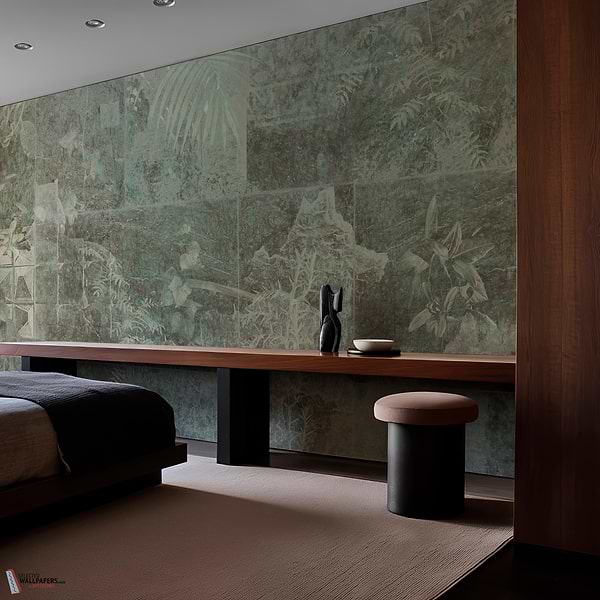 Tileaves wallpaper-Wall & Deco-Selected Wallpapers-Interiors