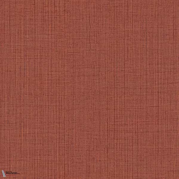 Tisaro behang-Casamance-Terracotta-Rol-Selected Wallpapers-Interiors