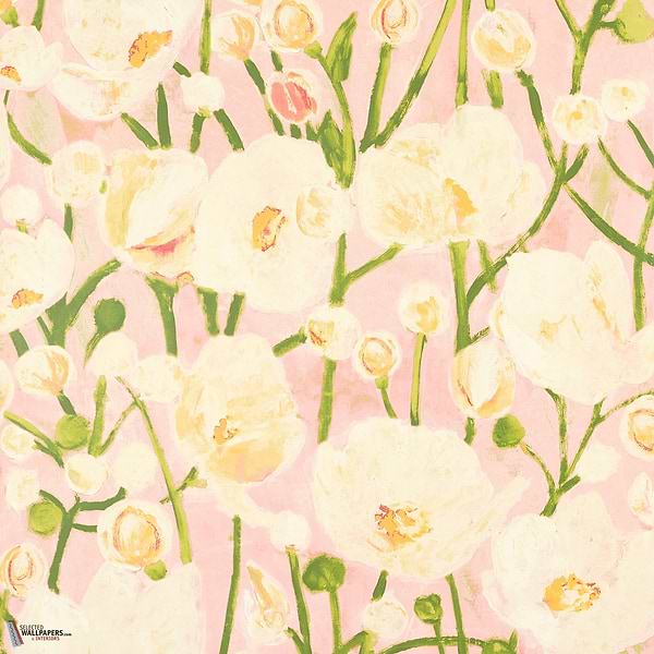 Tivoli behang-Thibaut-Seashell pink-Rol-Selected Wallpapers-Interiors