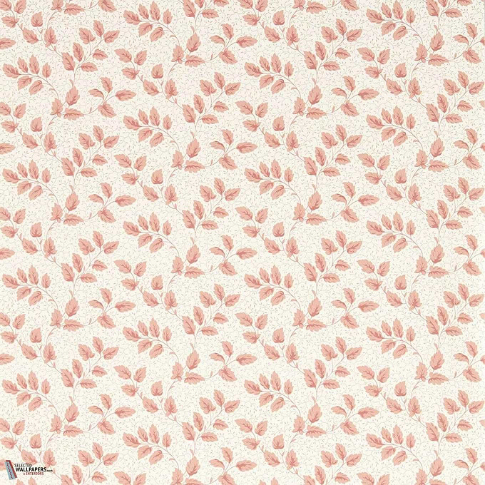 Tomato leaf behang-Sanderson-Pink clay-Rol-Selected Wallpapers-Interiors