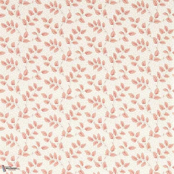 Tomato leaf behang-Sanderson-Pink clay-Rol-Selected Wallpapers-Interiors