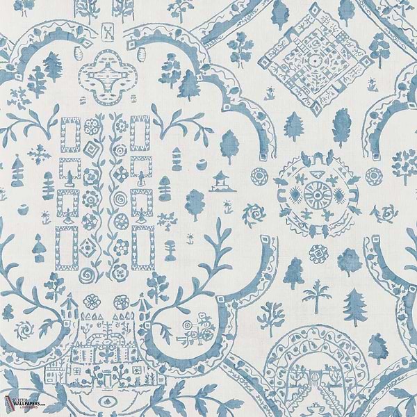 Topiary view behang-Sanderson-Wedgwood-Rol-Selected Wallpapers-Interiors