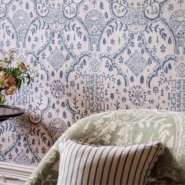 Topiary view behang-Sanderson-Selected Wallpapers-Interiors