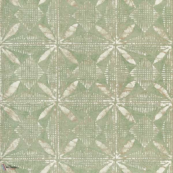 Tortuga batik behang-Thibaut-Willow-Rol-Selected Wallpapers-Interiors