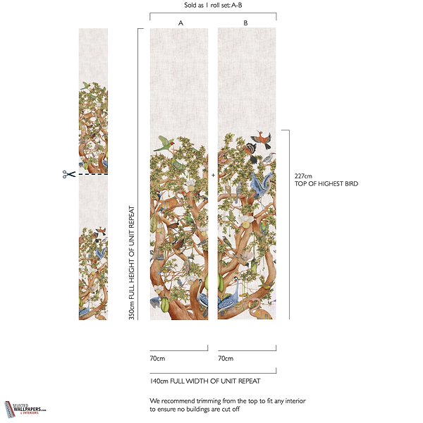 Tree of Life behang-Cole and Son-Selected Wallpapers-Interiors