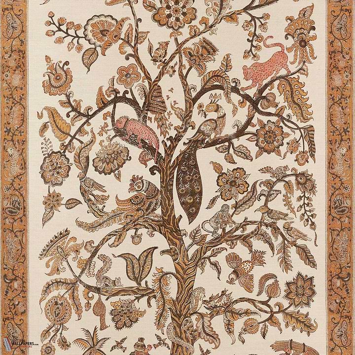 Tree of life behang-Zoffany-Spice-Paneel-Selected Wallpapers-Interiors