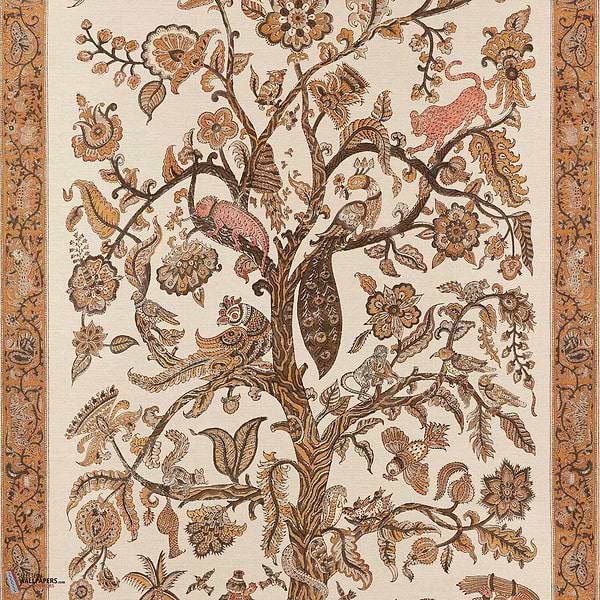 Tree of life behang-Zoffany-Spice-Paneel-Selected Wallpapers-Interiors