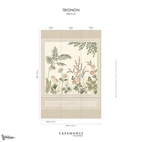 Trianon behang-Casamance-Selected Wallpapers-Interiors